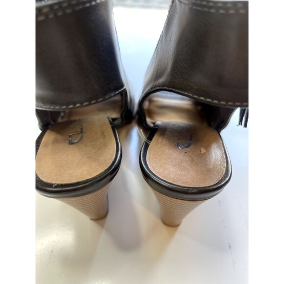 Chinese Laundry Womens Heeled Zip Open Toe Booties Size 9/40 Taupe Shoes - Picture 8 of 12